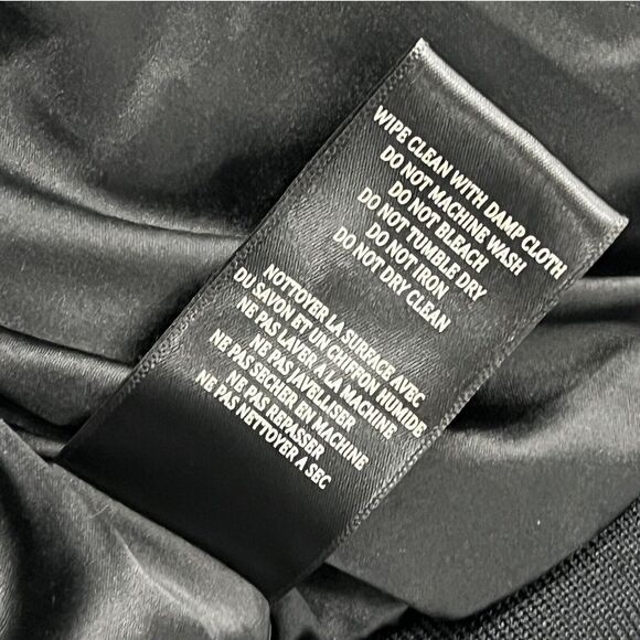 Blank NYC Jacket Women’s L Black Crop Puffer in Cold Lover Shine Nylon High Neck - Picture 13 of 15